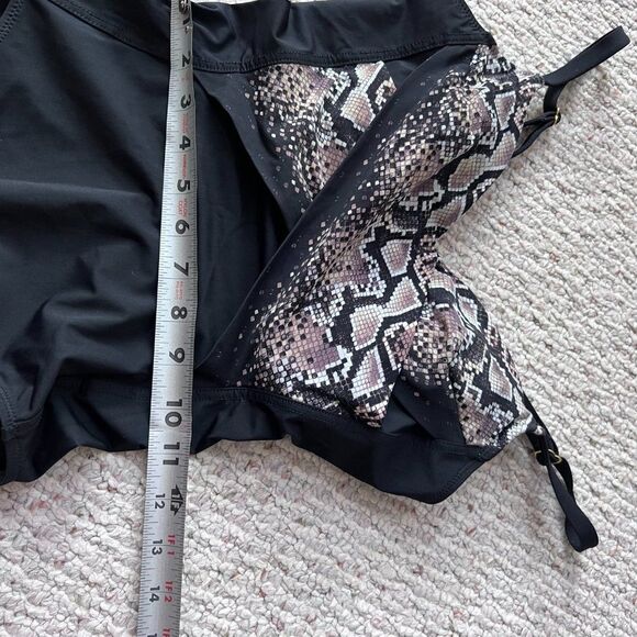 Gottex Honduras Solid/Snake-Print One-Piece Bathing Suit - Picture 9 of 10